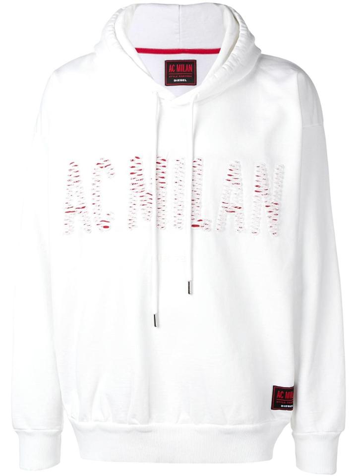 Diesel Ac Milan Hoodie - White