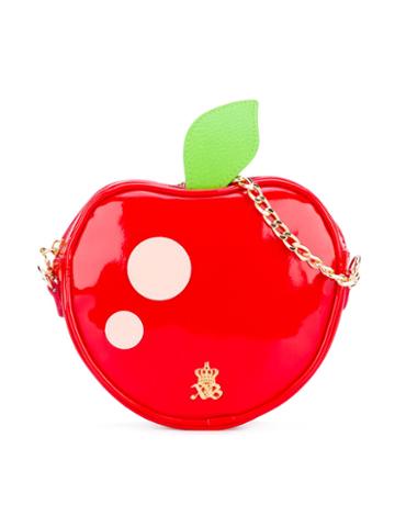 Xavem Kids - Apple Shoulder Bag - Kids - Leather/patent Leather - One Size, Red