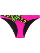 Dsquared2 Logo Bikini Bottoms - Pink