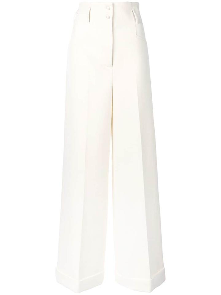 Racil High-rise Palazzo Pants - Neutrals
