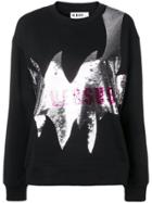 Versus Logo Sequin Sweatshirt - Black