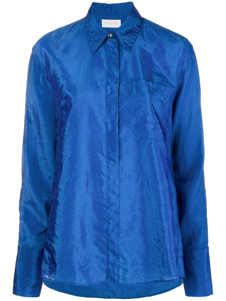Christian Wijnants Oversized Shirt - Blue