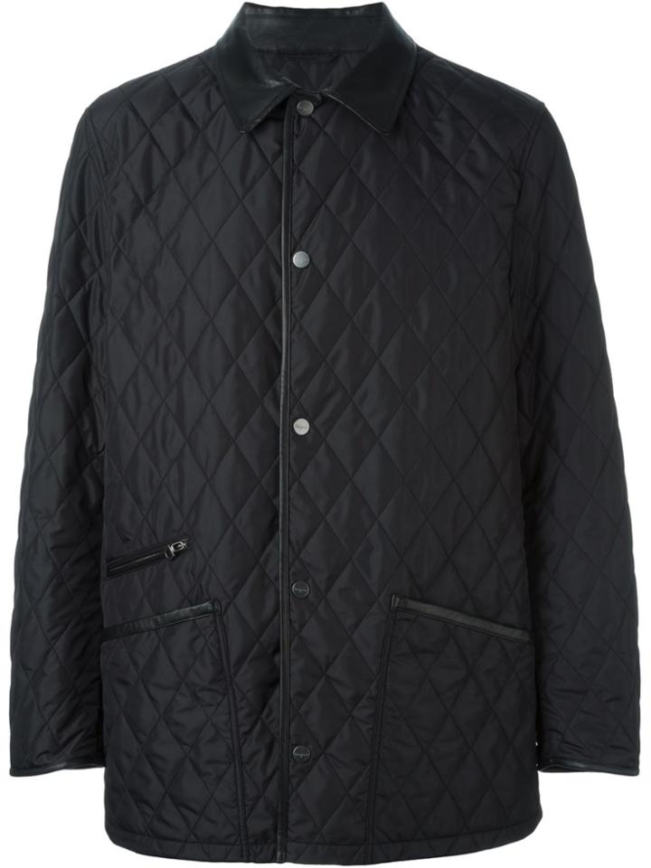 Salvatore Ferragamo Quilted Jacket - Black