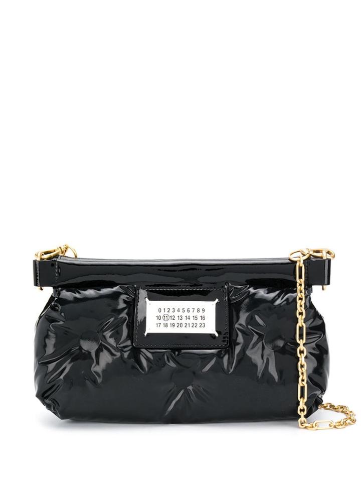 Maison Margiela Gold-tone Detail Cross Body Bag - Black