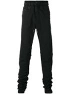 Diesel Black Gold Drawstring Slim-fit Jeans, Men's, Size: 31, Cotton/polyester/spandex/elastane