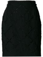 Versace Vintage Punk Skirt - Black
