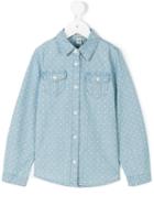 Courage And Kind Kids - Minnie Mouse Chambray Shirt - Kids - Cotton - 6 Yrs, Blue