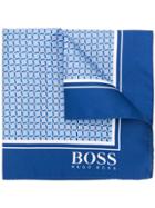 Boss Hugo Boss Square Pocket Square - Blue