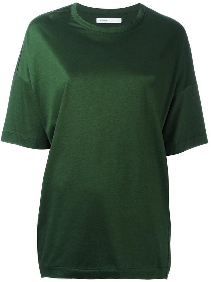 08sircus Loose Fit T-shirt, Women's, Size: 1, Green, Other Fibers/cotton