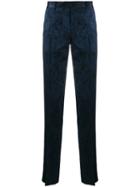 Etro Tailored Pattered Trousers - Blue