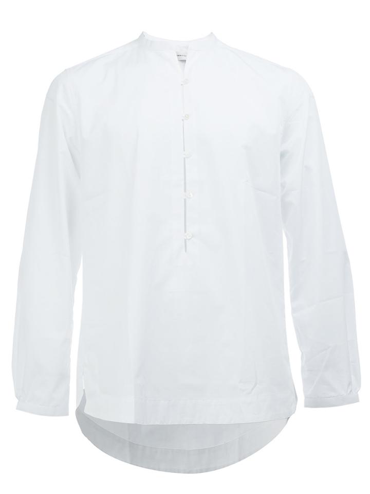Faith Connexion Band Collar Shirt - White