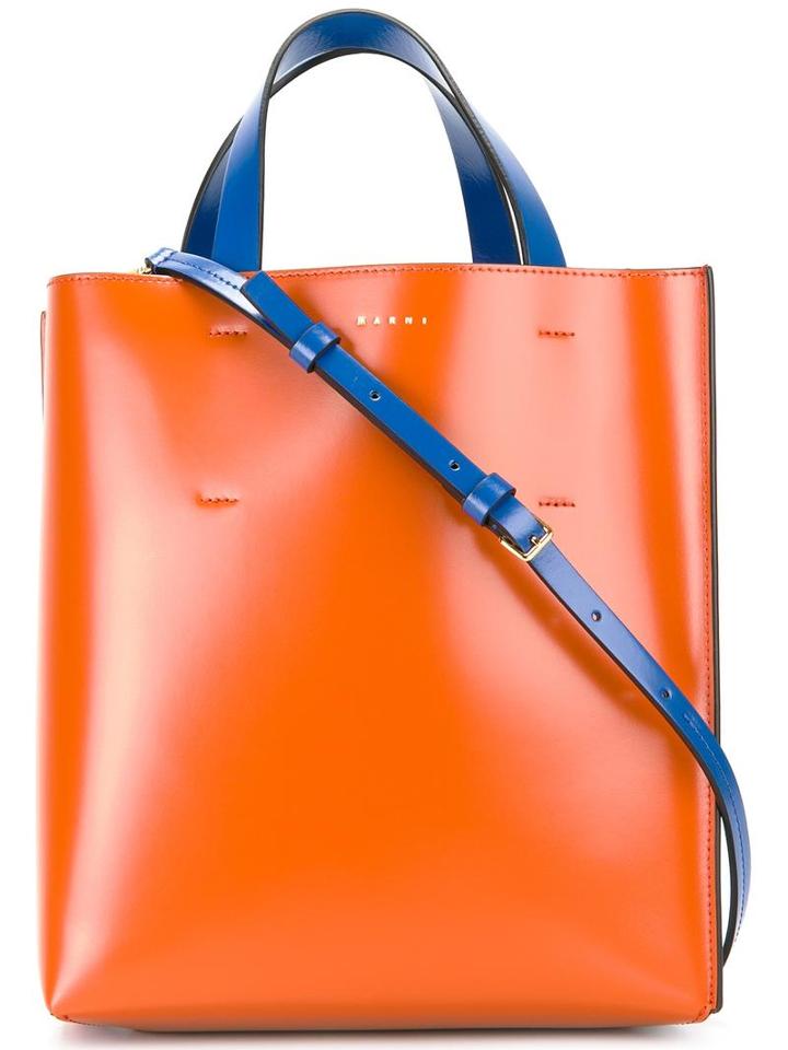 Marni Small Museo Tote, Women's, Yellow/orange