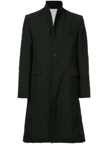 Bergfabel Pinstriped Coat - Black