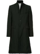 Bergfabel Pinstriped Coat - Black