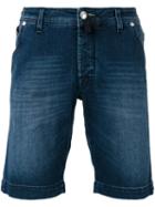 Jacob Cohen Denim Shorts, Men's, Size: 36, Blue, Cotton/spandex/elastane