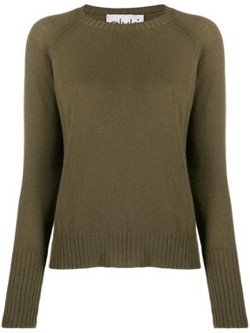 Alyki Crew Neck Jumper - Green