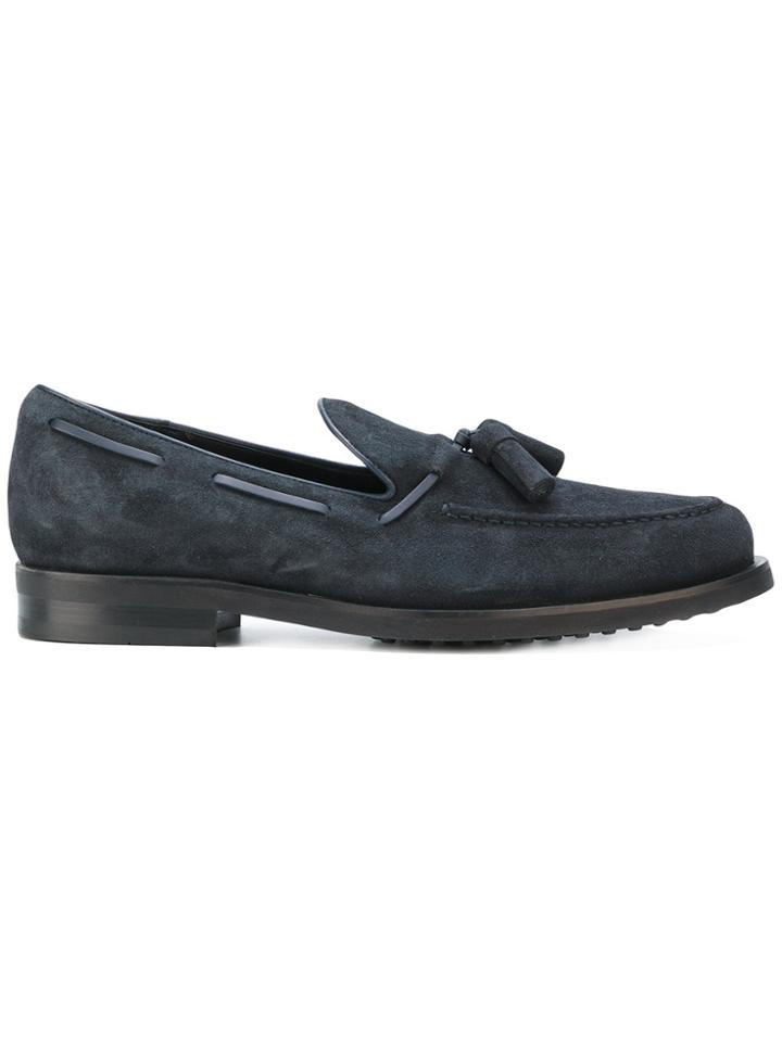 Tod's Tassel Detail Loafers - Blue
