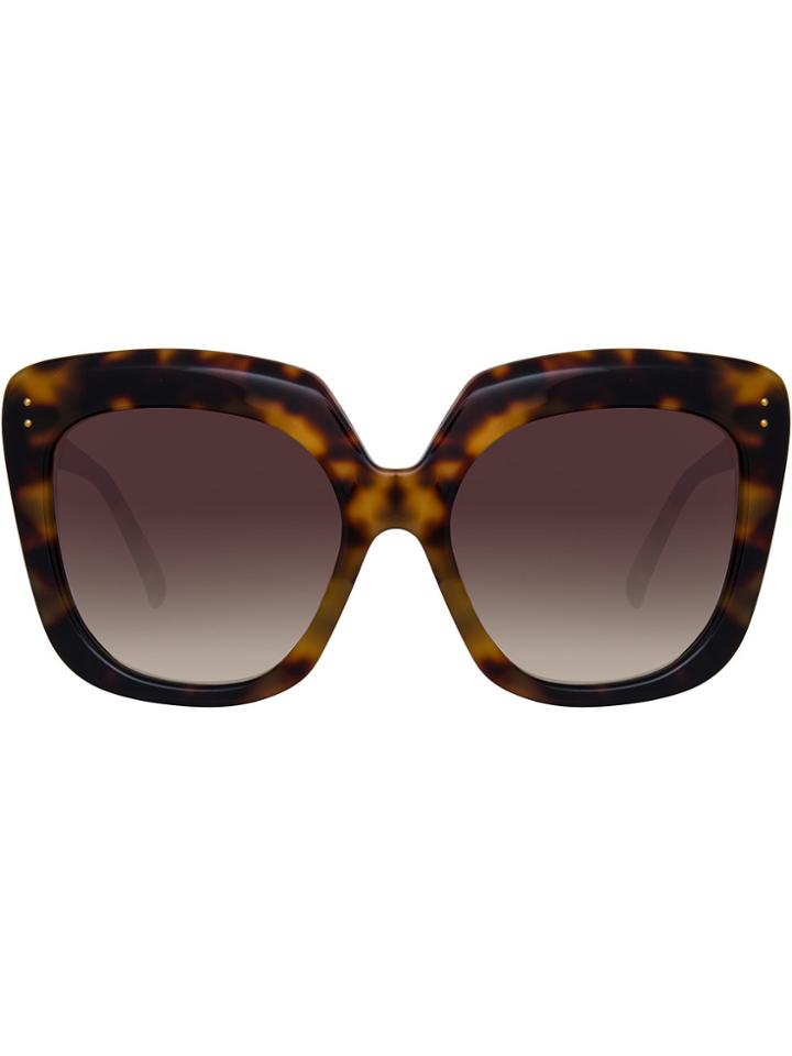 Linda Farrow 556 C3 Oversized Sunglasses - Brown