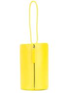 Building Block Cilinder Wristlet In Sun Bag - Yellow & Orange
