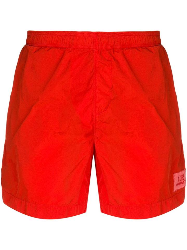 Cp Company Elasticated Waist Swim Short - Red