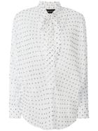 Alexandre Vauthier Polka-dot Blouse - White