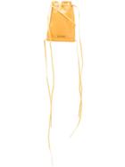 Jacquemus Drawstring Crossbody Bag - Yellow