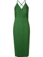 Andrea Marques Midi Sheath Dress, Women's, Size: 38, Green, Cotton/spandex/elastane/acetate