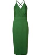 Andrea Marques Midi Sheath Dress, Women's, Size: 38, Green, Cotton/spandex/elastane/acetate