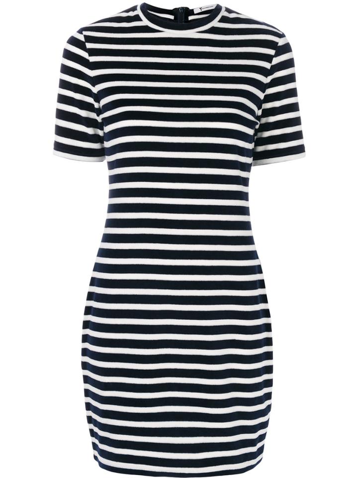 T By Alexander Wang Striped Dress - Blue