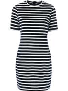 T By Alexander Wang Striped Dress - Blue