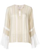 Zeus+dione Nymph Blouse - Nude & Neutrals