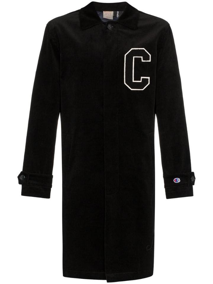 Champion X Clothsurgeon Logo-embroidered Coat - Black