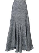 Bella Freud Metallic Maraid Skirt - Black
