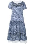 Comme Des Garçons Comme Des Garçons Geometric Print Dress - Blue