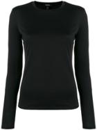 Theory Tiny Long Sleeve T-shirt - Black