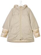 Herno Kids Padded Coat - Nude & Neutrals