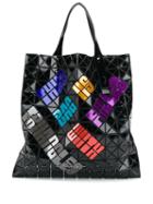 Bao Bao Issey Miyake Typography Tote Bag - Black