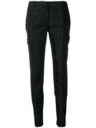 Givenchy Moiré Slim Fit Trousers - Black