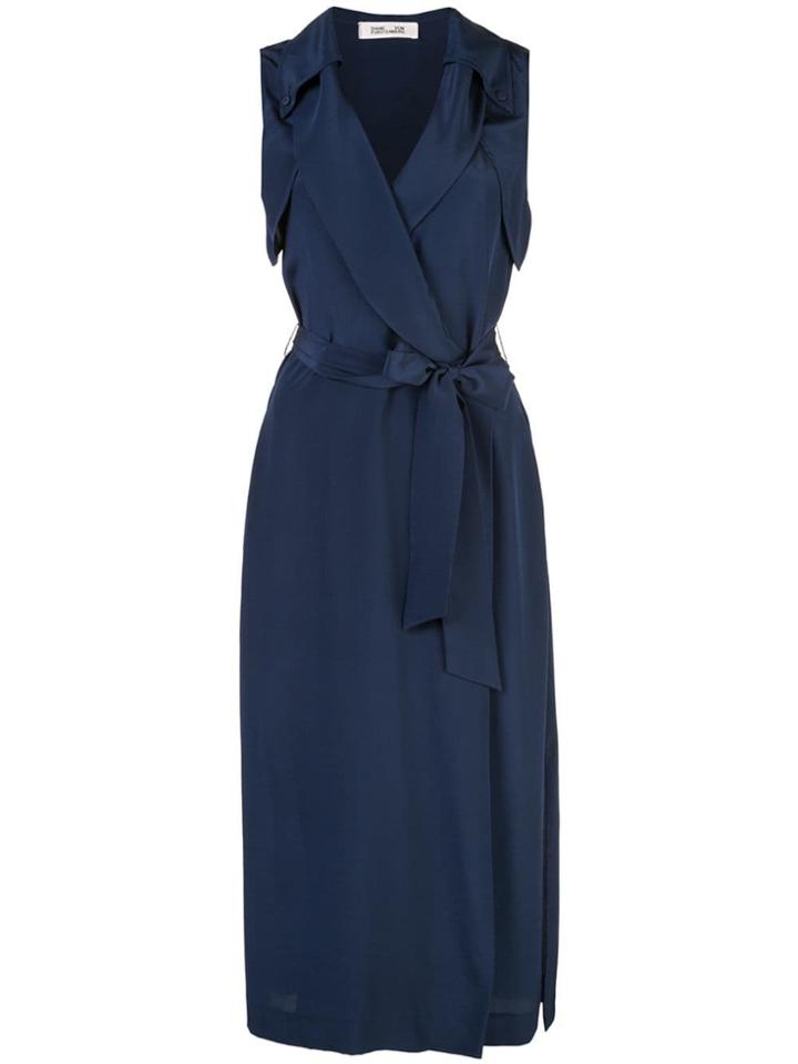 Dvf Diane Von Furstenberg Augusta Wrap Dress - Blue