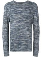 John Varvatos Round Neck Jumper - Blue