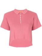 Manning Cartell Setting The Tone Cropped Polo - Red