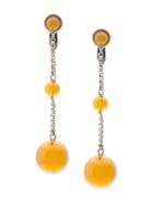 Jil Sander Spherical Dangling Earrings - Brown