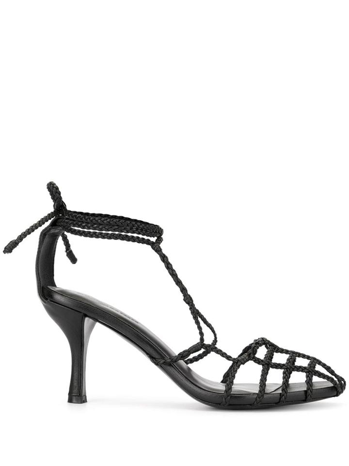 Christopher Esber Braided Cage Pumps - Black