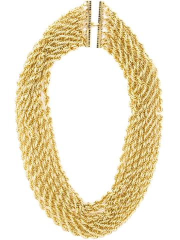 Jozica Multi Chain Necklace, Women's, Metallic