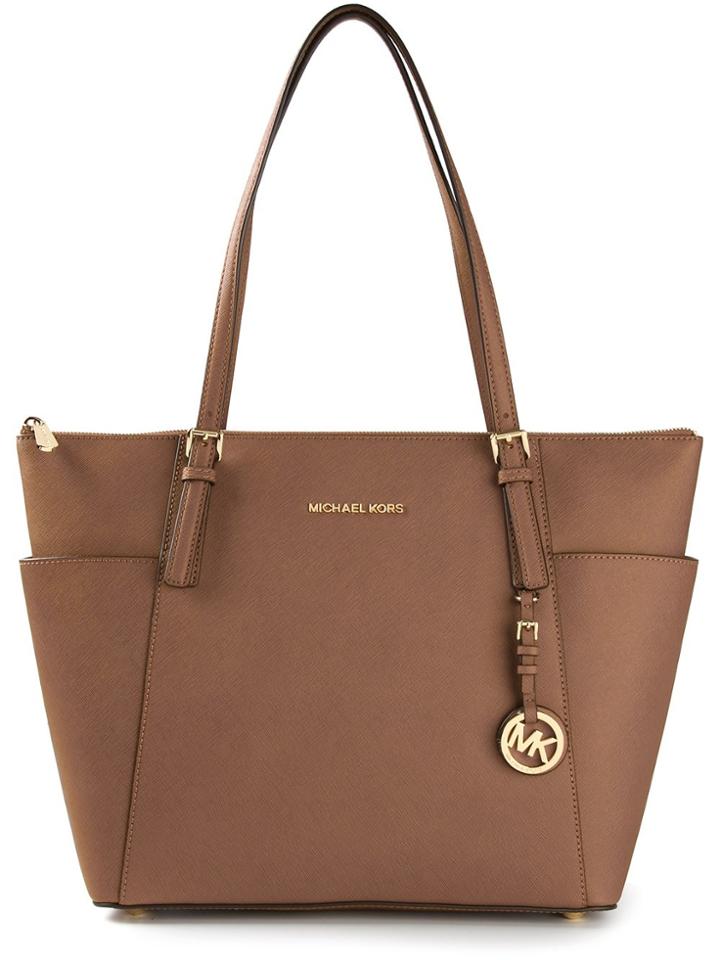 Michael Michael Kors Jet Set Large Tote - Brown