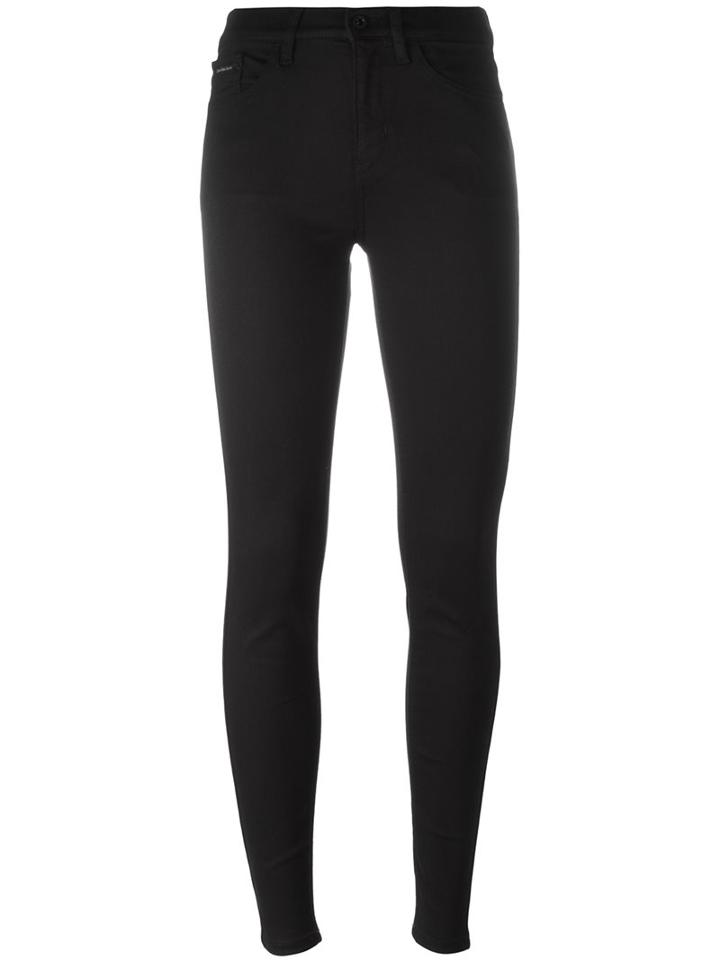 Calvin Klein Jeans Skinny Jeans, Women's, Size: 30, Black, Cotton/lyocell/spandex/elastane