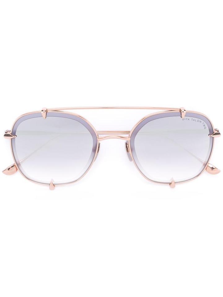 Dita Eyewear - 'talon Ii' Sunglasses - Unisex - Titanium - One Size, Grey, Titanium