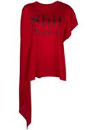 Christopher Kane 'shit Happens' T-shirt - Red