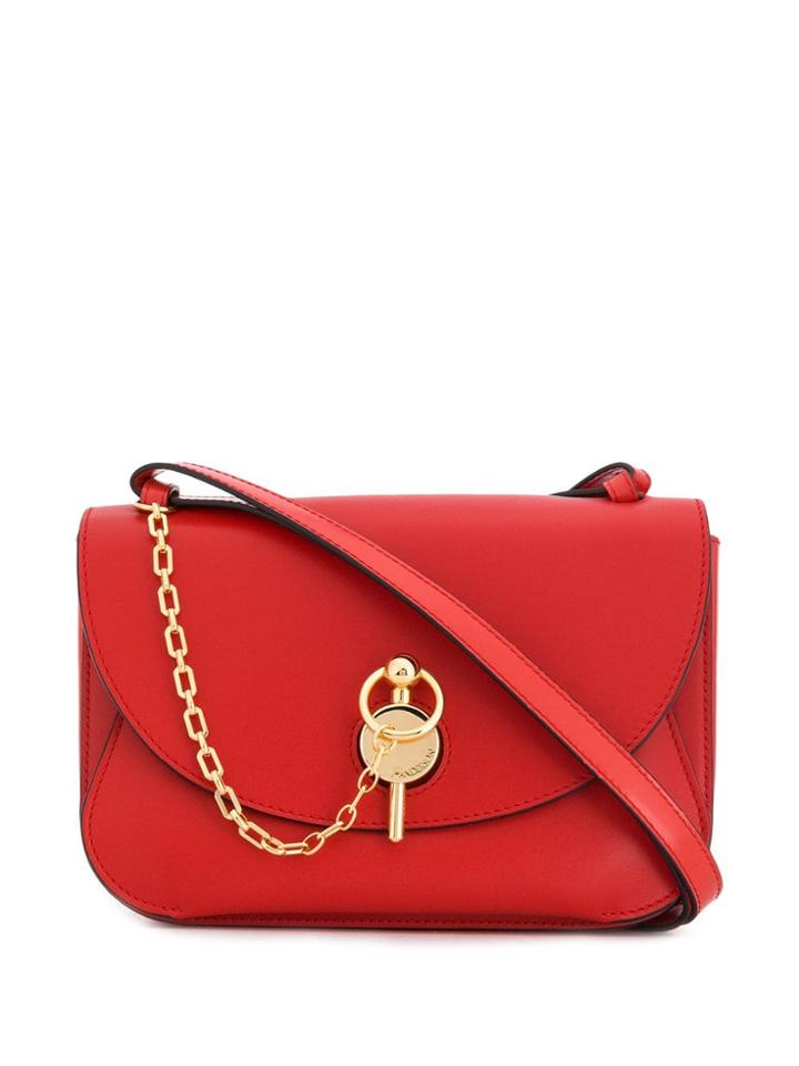 Jw Anderson Chain Link Detail Cross Body Bag - Red