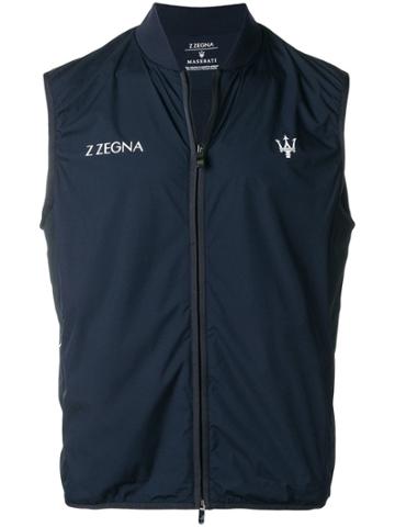 Z Zegna Maserati Technical Gilet - Blue